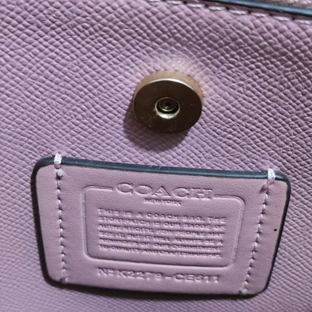 Coach Cherry Print Crossbody Bucket Bag with Top Handle - Picture 7 of 10